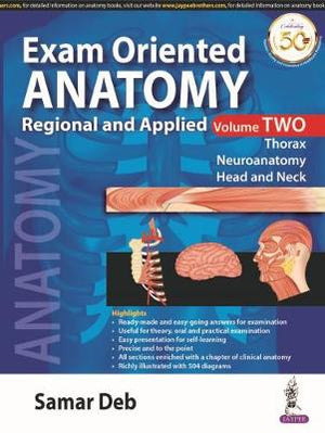 Exam Oriented Anatomy Regional and Applied (Volume 2)